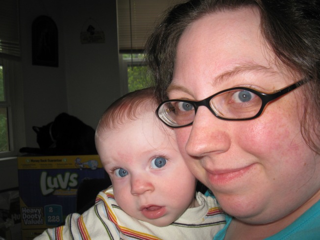 Owen 05/20/13 - With Mama